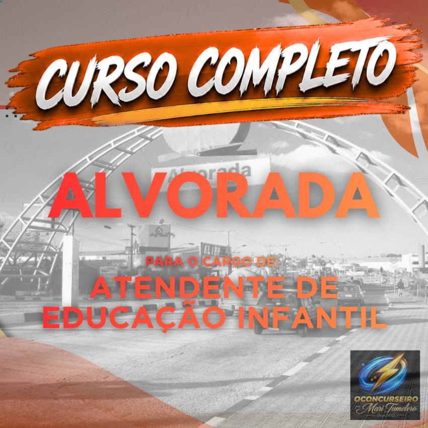 CURSO EAD - ALVORADA - ATENDENTE DE EDUCA��O INFANTIL