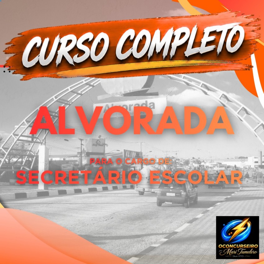 CURSO EAD - ALVORADA - SECRET�RIO ESCOLAR