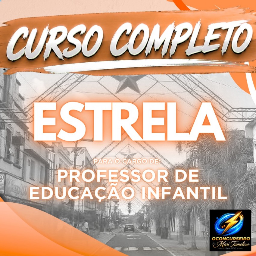 CURSO EAD - ESTRELA - PROFESSOR DE EDUCA��O INFANTIL