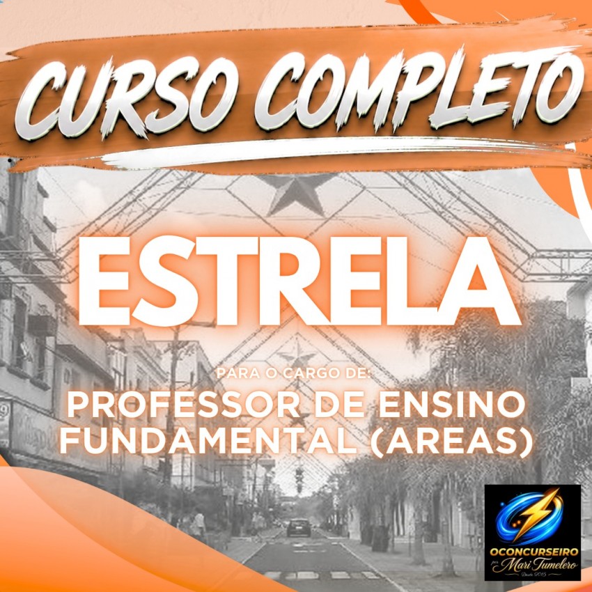 CURSO EAD - ESTRELA - PROFESSOR ENS FUNDAMENTAL (�REAS)