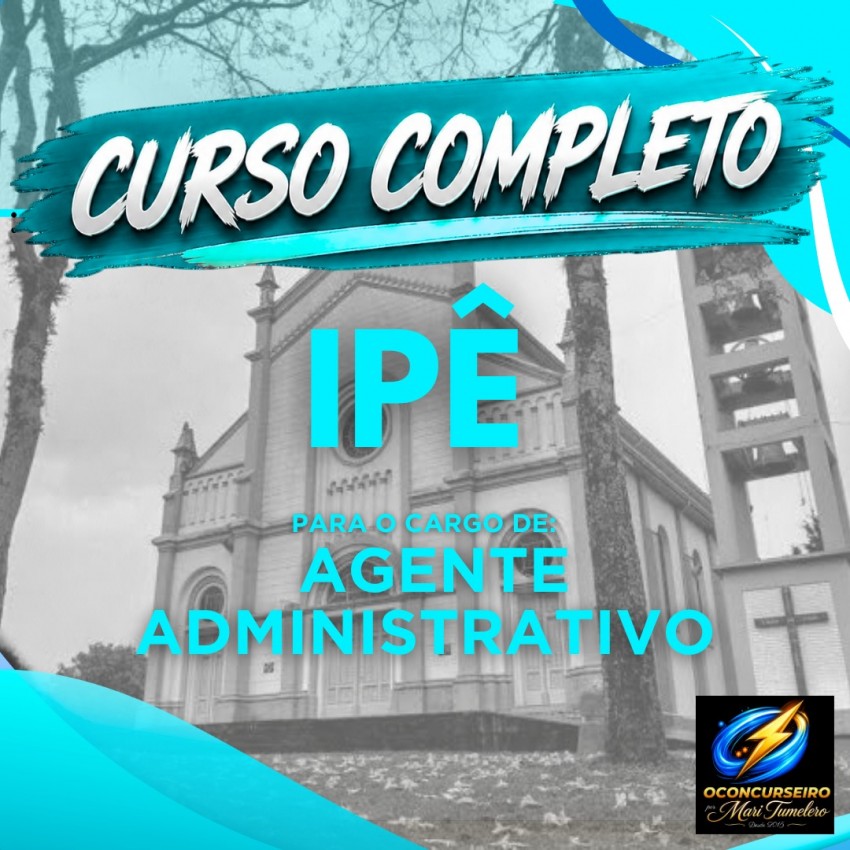 CURSO EAD - IP� - AGENTE ADMINISTRATIVO