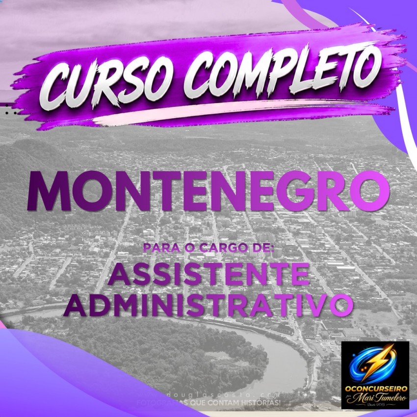 CURSO EAD - MONTENEGRO - ASSISTENTE ADMINISTRATIVO