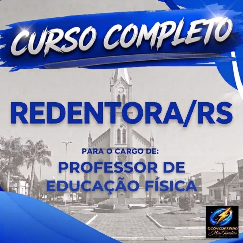 CURSO EAD - REDENTORA - PROFESSOR DE EDUCA��O F�SICA
