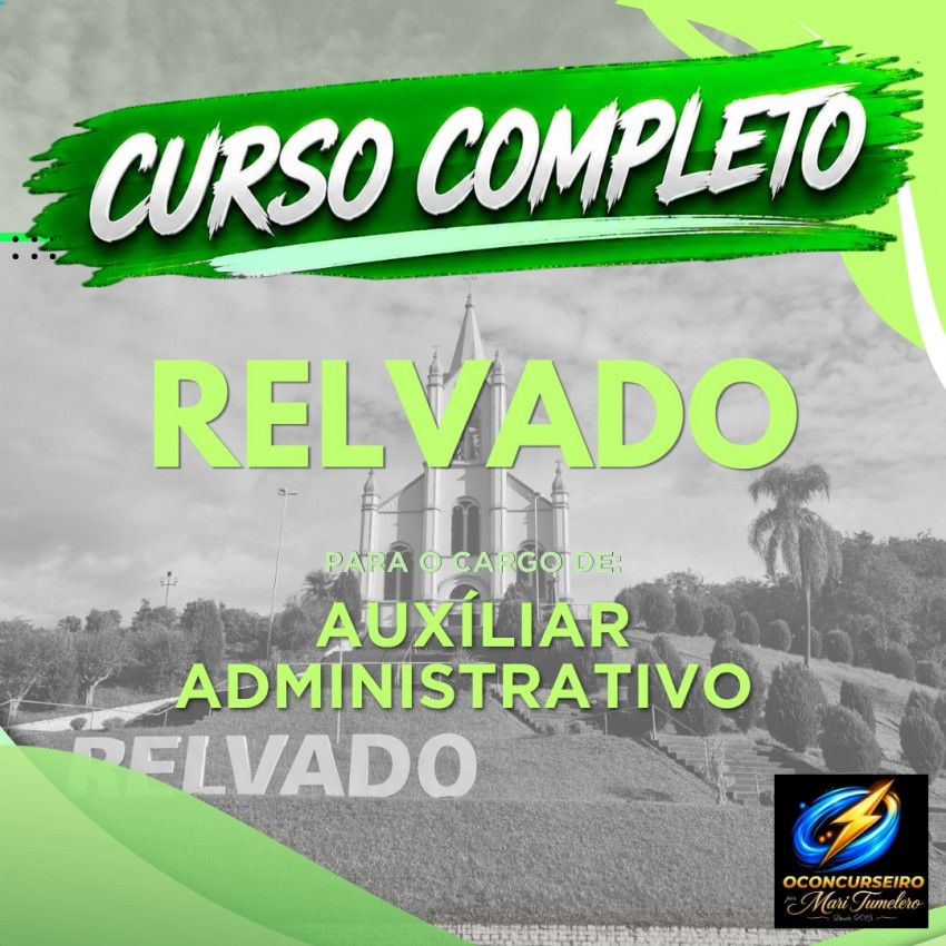 CURSO EAD - RELVADO - AUXILIAR ADMINISTRATIVO