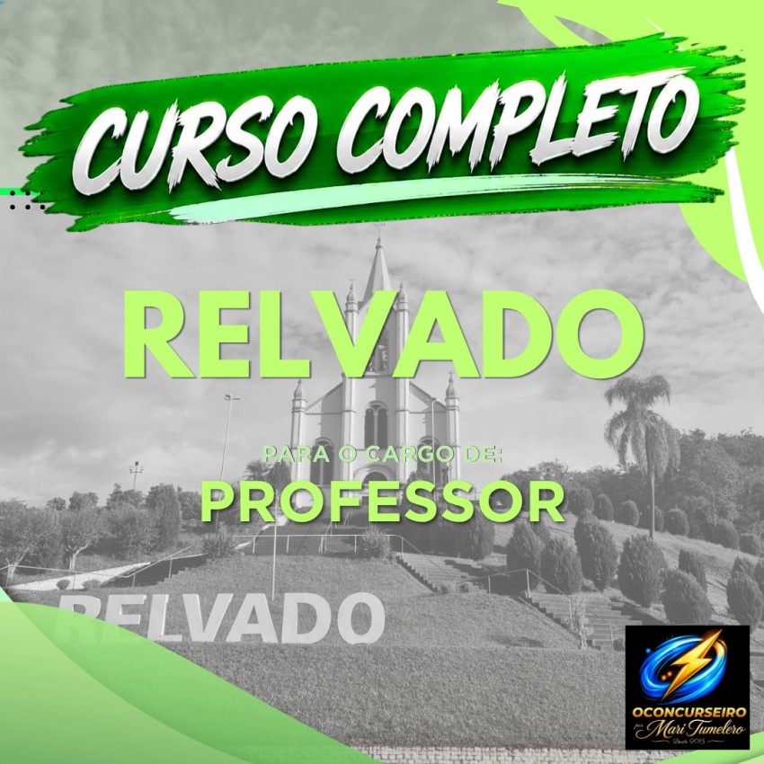 CURSO EAD - RELVADO - PROFESSOR