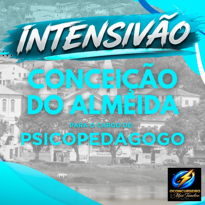 CURSO INTENSIVO - CONCEI��O DO ALMEIDA - PSICOPEDAGOGO