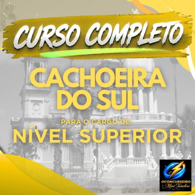 CURSO EAD - CACHOEIRA DO SUL - N�VEL SUPERIOR