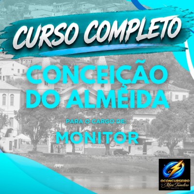 CURSO EAD - CONCEI��O DO ALMEIDA - MONITOR