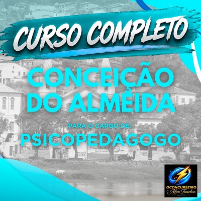 CURSO EAD - CONCEI��O DO ALMEIDA - PSICOPEDAGOGO