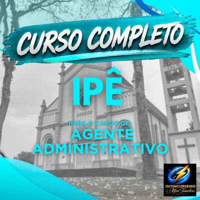 CURSO EAD - IP� - AGENTE ADMINISTRATIVO