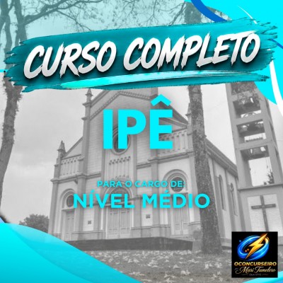 CURSO EAD - IP� - N�VEL M�DIO