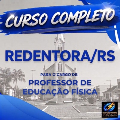 CURSO EAD - REDENTORA - PROFESSOR DE EDUCA��O F�SICA