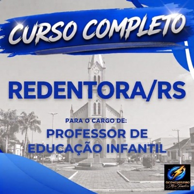 CURSO EAD - REDENTORA - PROFESSOR DE EDUCA��O INFANTIL