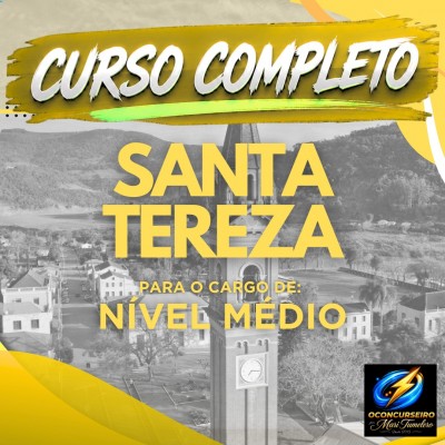 CURSO EAD - SANTA TEREZA - N�VEL M�DIO