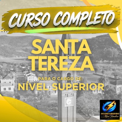 CURSO EAD - SANTA TEREZA - N�VEL SUPERIOR