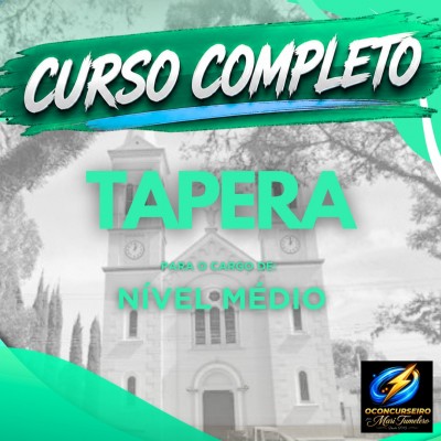 CURSO EAD - TAPERA - NIVEL M�DIO