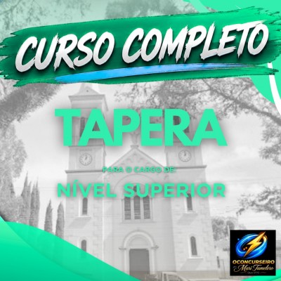 CURSO EAD - TAPERA - NIVEL SUPERIOR