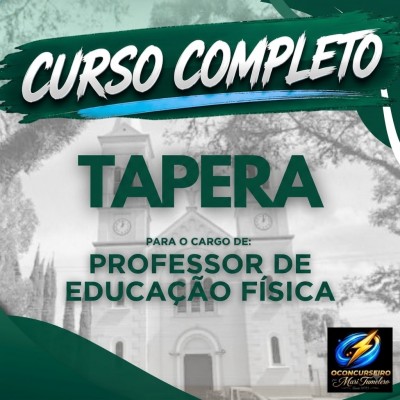 CURSO EAD - TAPERA - PROFESSOR ED. F�SICA