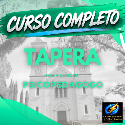 CURSO EAD - TAPERA - PSICOPEDAGOGO